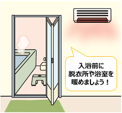 ヒートショックに注意！