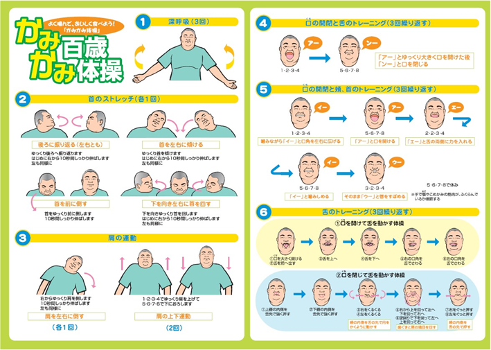 お口の健康体操について　担当:歯科衛生士