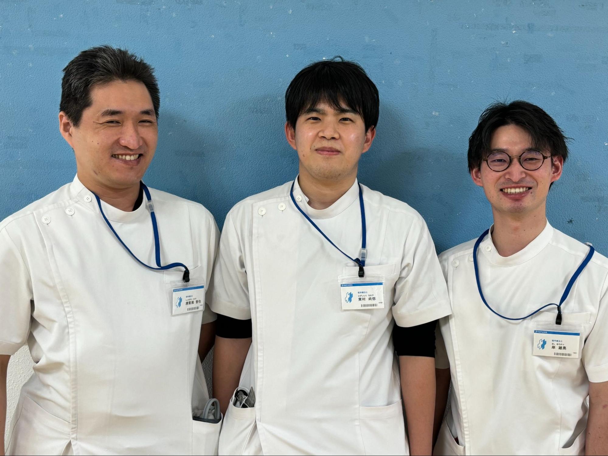 リハビリテーション科に新しいスタッフが増えました！